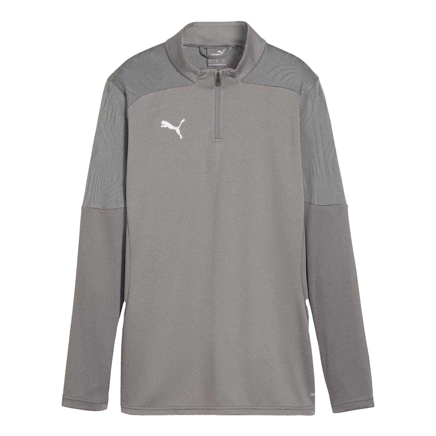 Grey - Front - Puma Mens Training Quarter Zip Track Top
