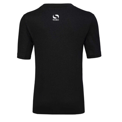 Black - Back - Sondico Childrens-Kids Base Layer Top