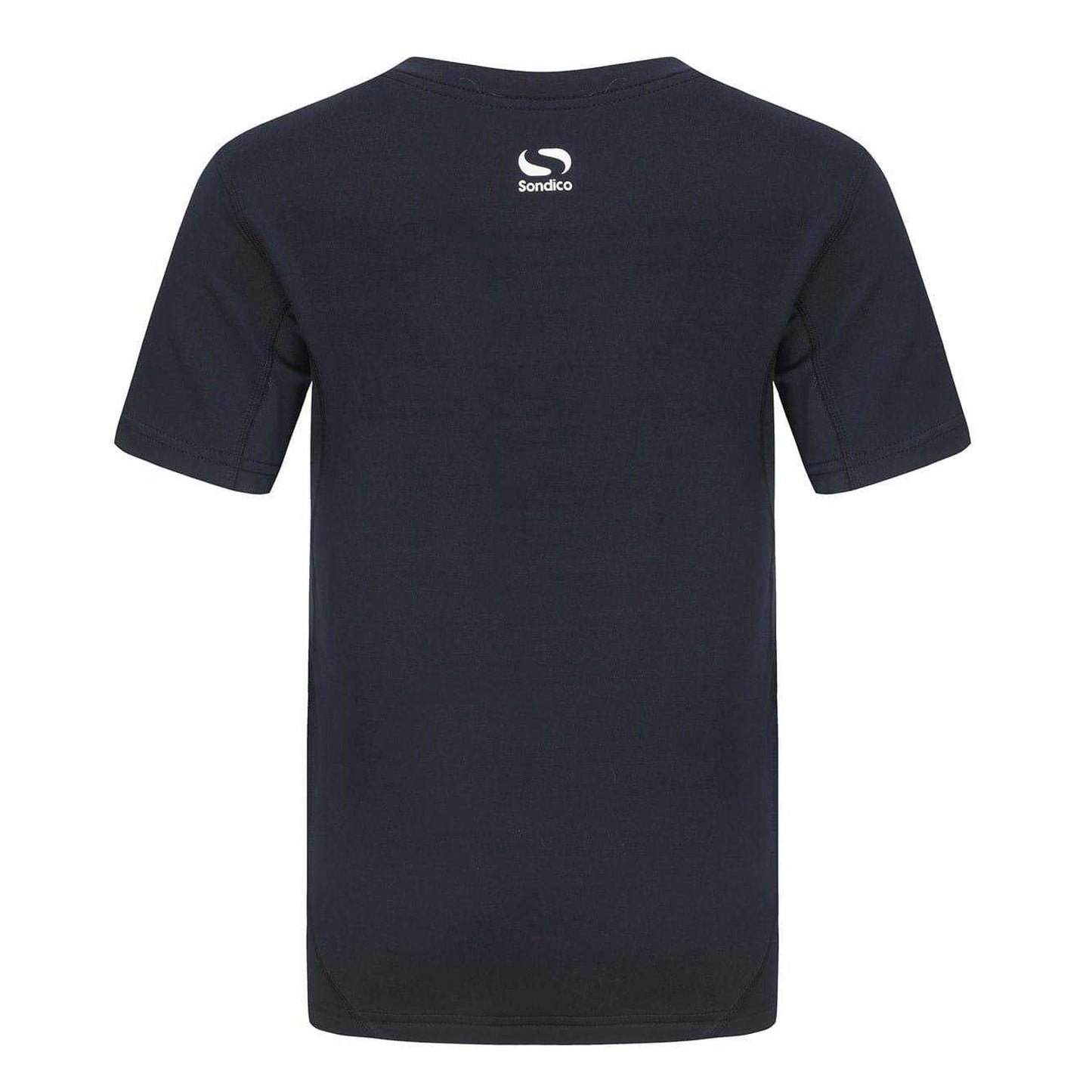 Navy - Back - Sondico Childrens-Kids Base Layer Top