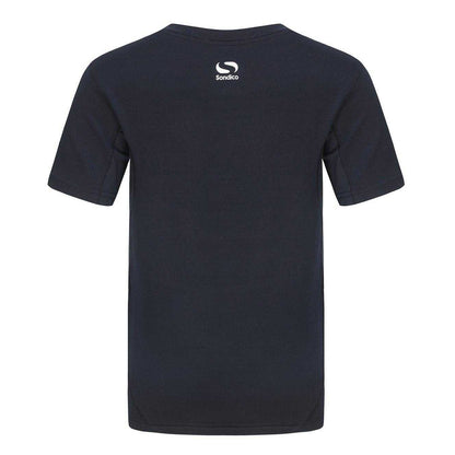 Navy - Back - Sondico Childrens-Kids Base Layer Top