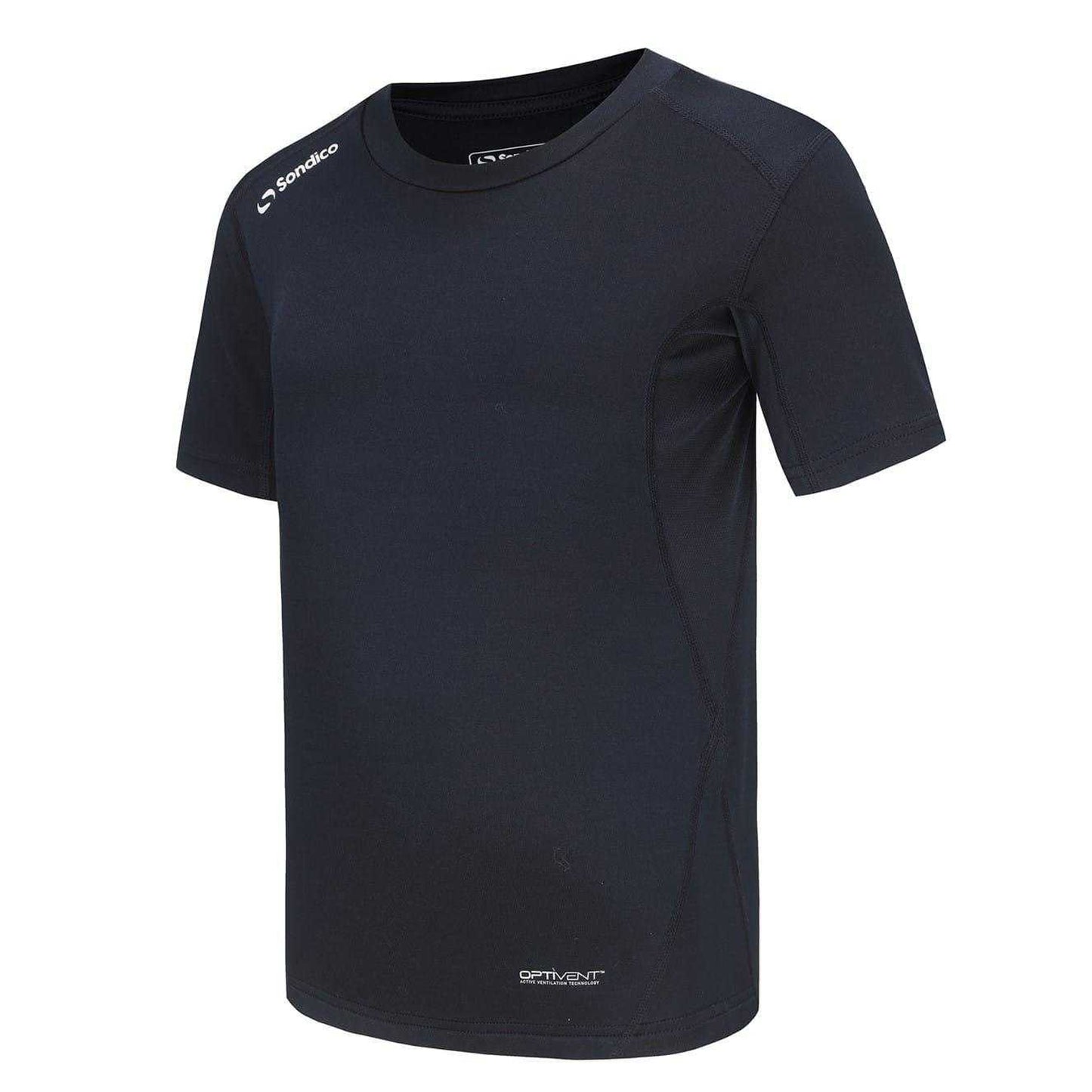 Navy - Side - Sondico Childrens-Kids Base Layer Top