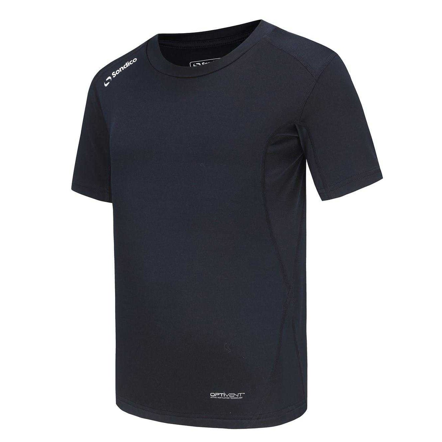 Navy - Side - Sondico Childrens-Kids Base Layer Top