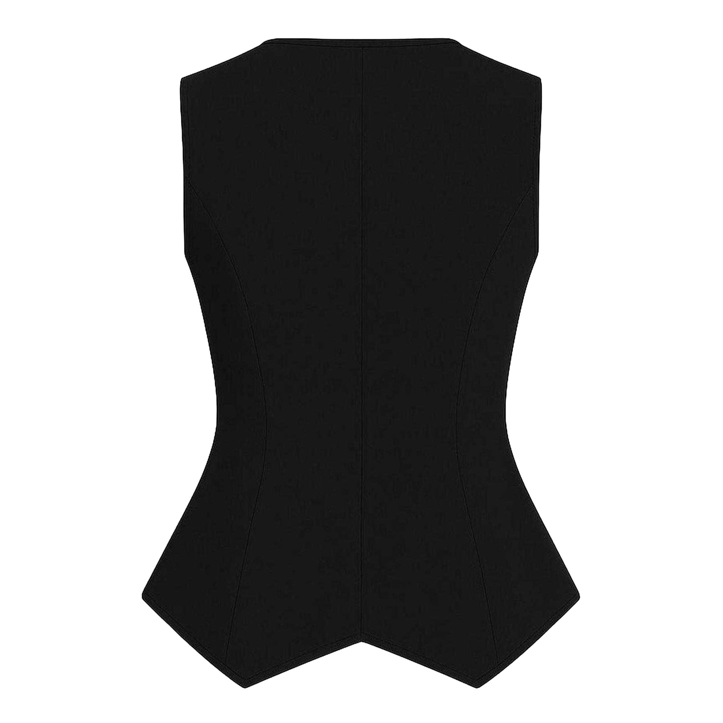 Black - Back - I Saw It First Womens-Ladies Waistcoat