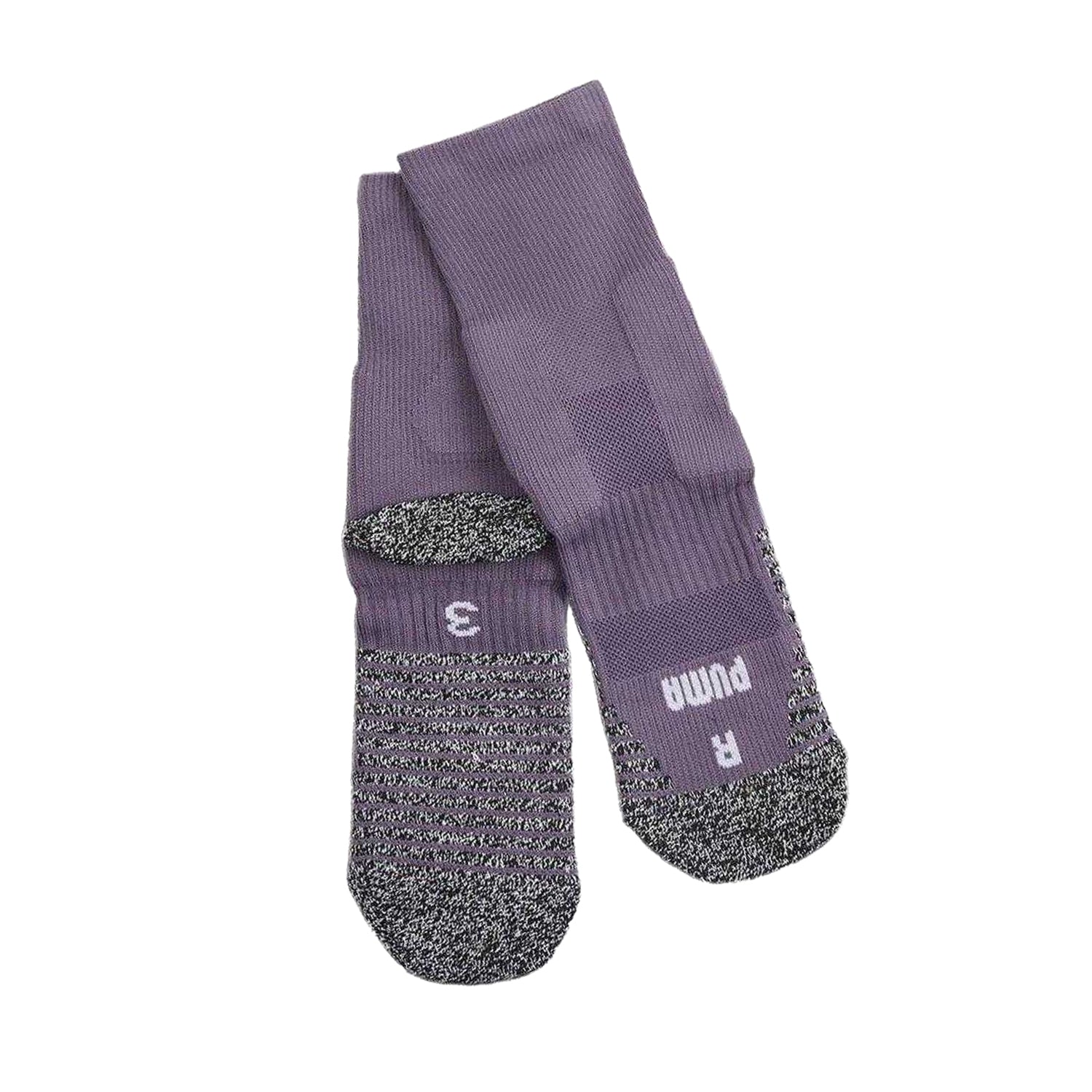 Purple-Charcoal - Back - Puma Mens Manchester City FC Goalkeeper Socks