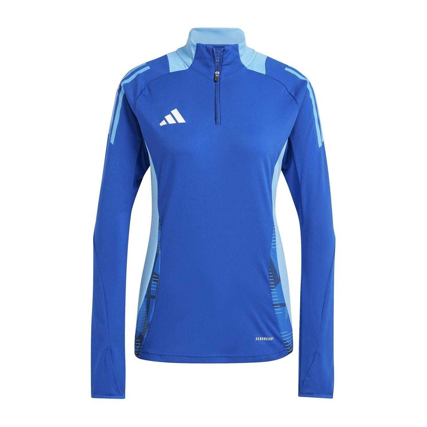 Royal Blue - Front - Adidas Womens-Ladies Logo Raglan Technical Top