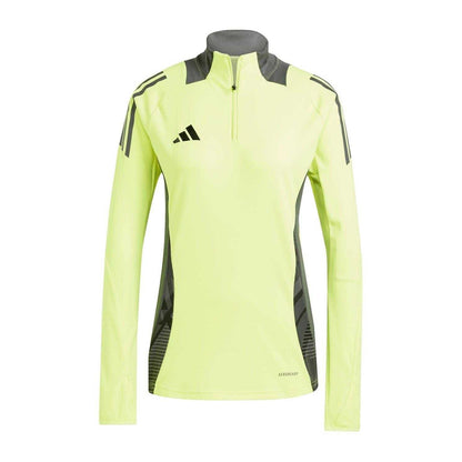 Solar Yellow - Front - Adidas Womens-Ladies Logo Raglan Technical Top
