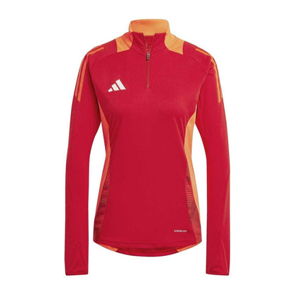 Team Power Red - Front - Adidas Womens-Ladies Logo Raglan Technical Top