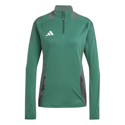 Dark Green - Front - Adidas Womens-Ladies Logo Raglan Technical Top
