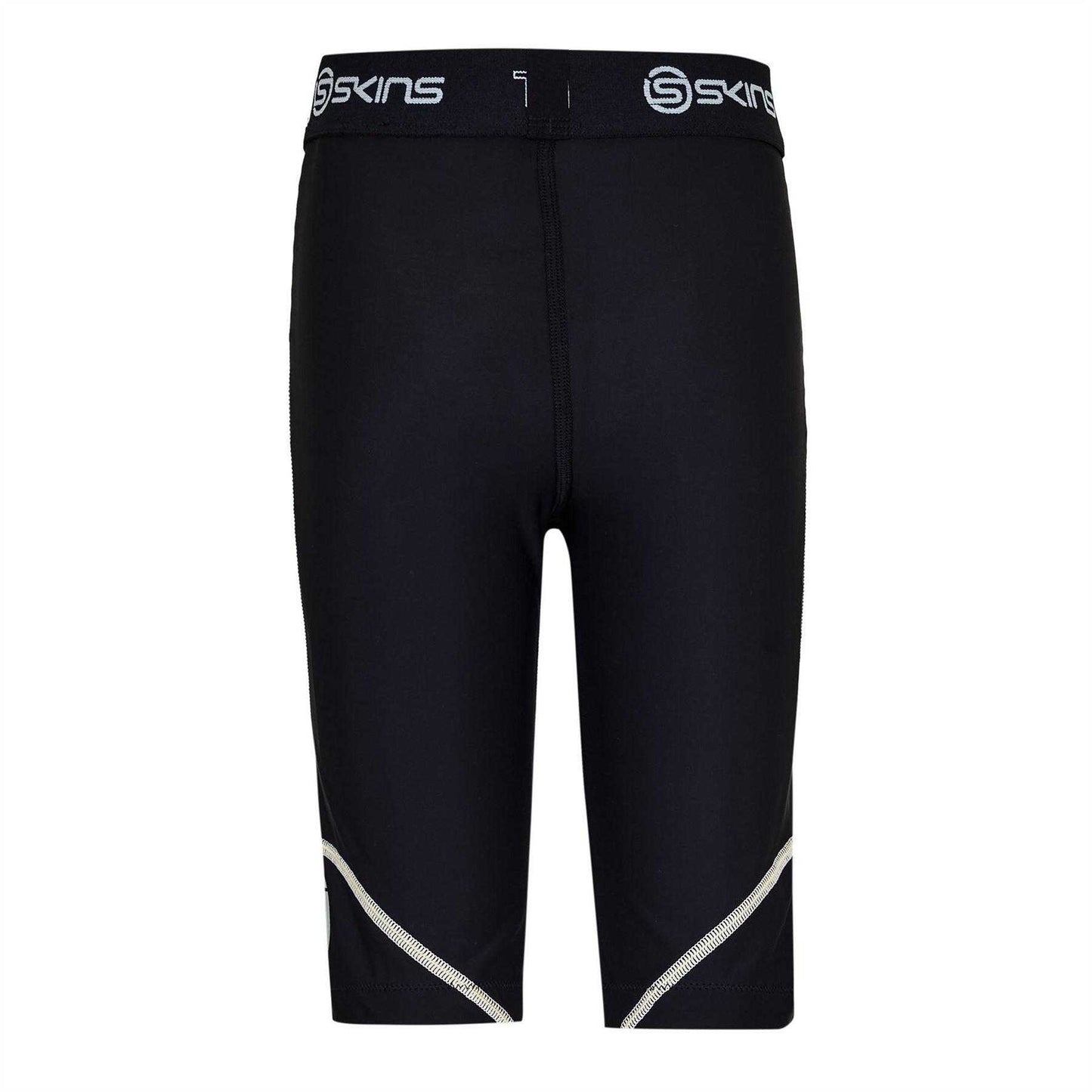 Black - Back - Skins Mens Dynamic Compression Shorts