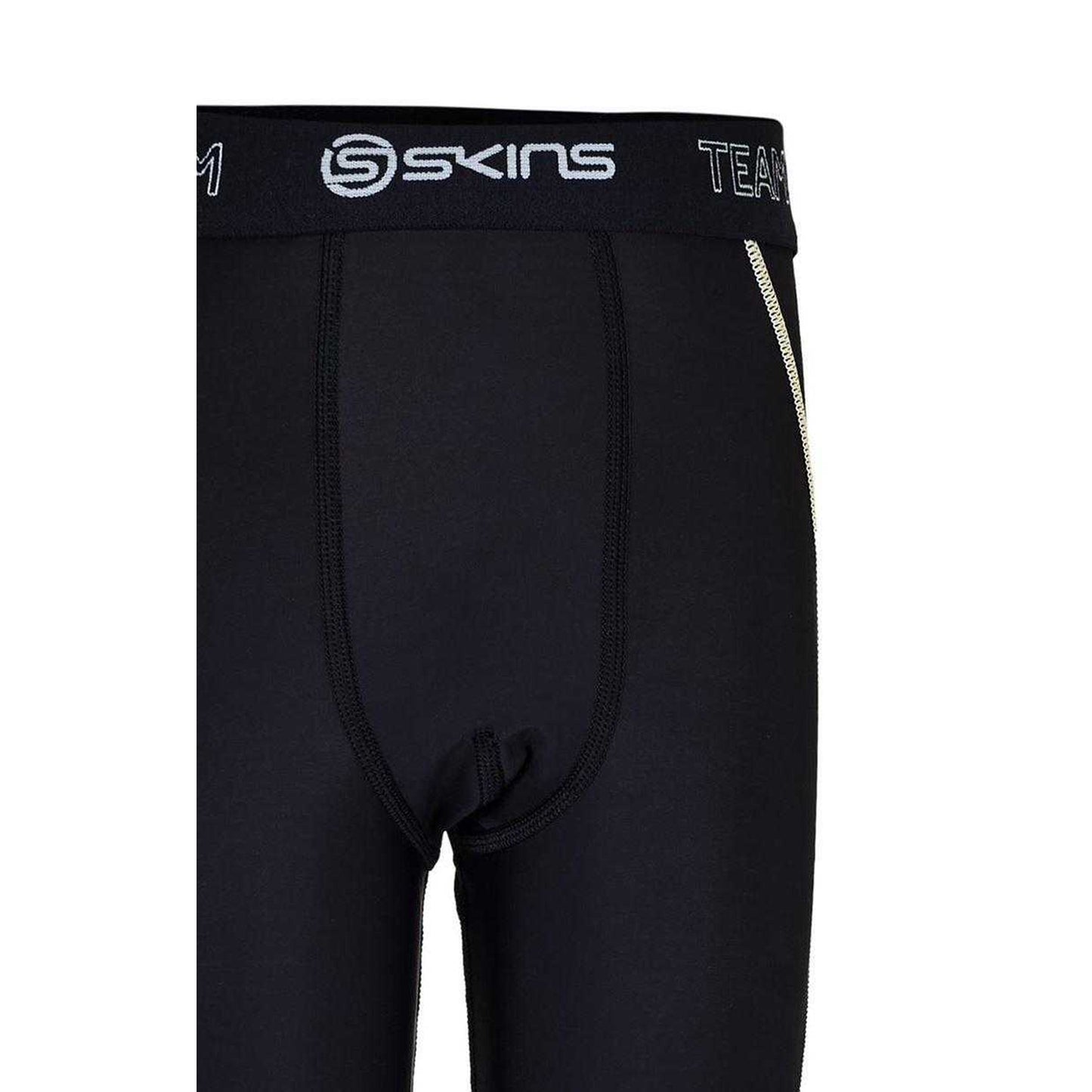 Black - Side - Skins Mens Dynamic Compression Shorts