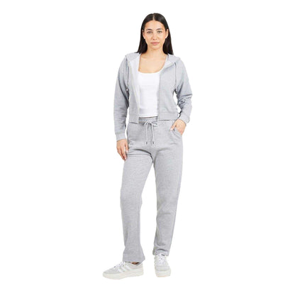 Grey Marl - Lifestyle - Brave Soul Womens-Ladies Slim Joggers