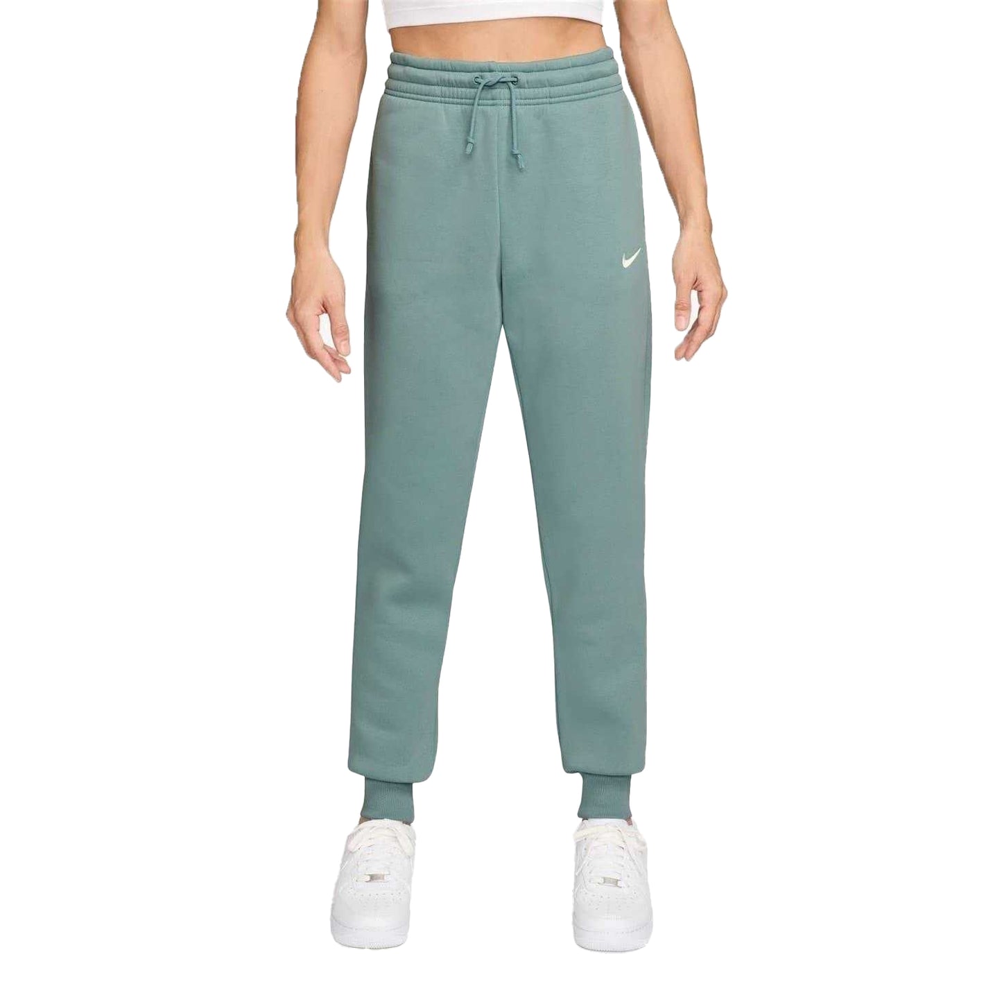 Cannon - Front - Nike Womens-Ladies Phoenix Fleece Mid Rise Sweatpants