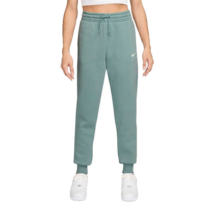 Cannon - Front - Nike Womens-Ladies Phoenix Fleece Mid Rise Sweatpants