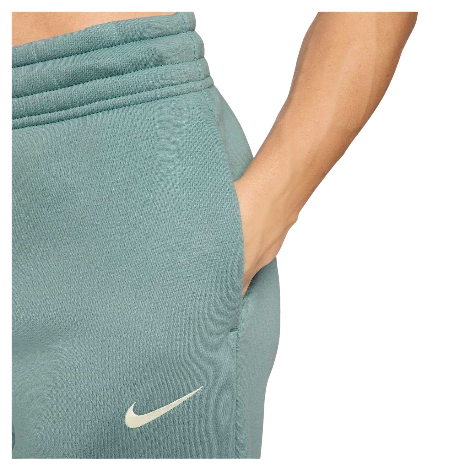 Cannon - Side - Nike Womens-Ladies Phoenix Fleece Mid Rise Sweatpants