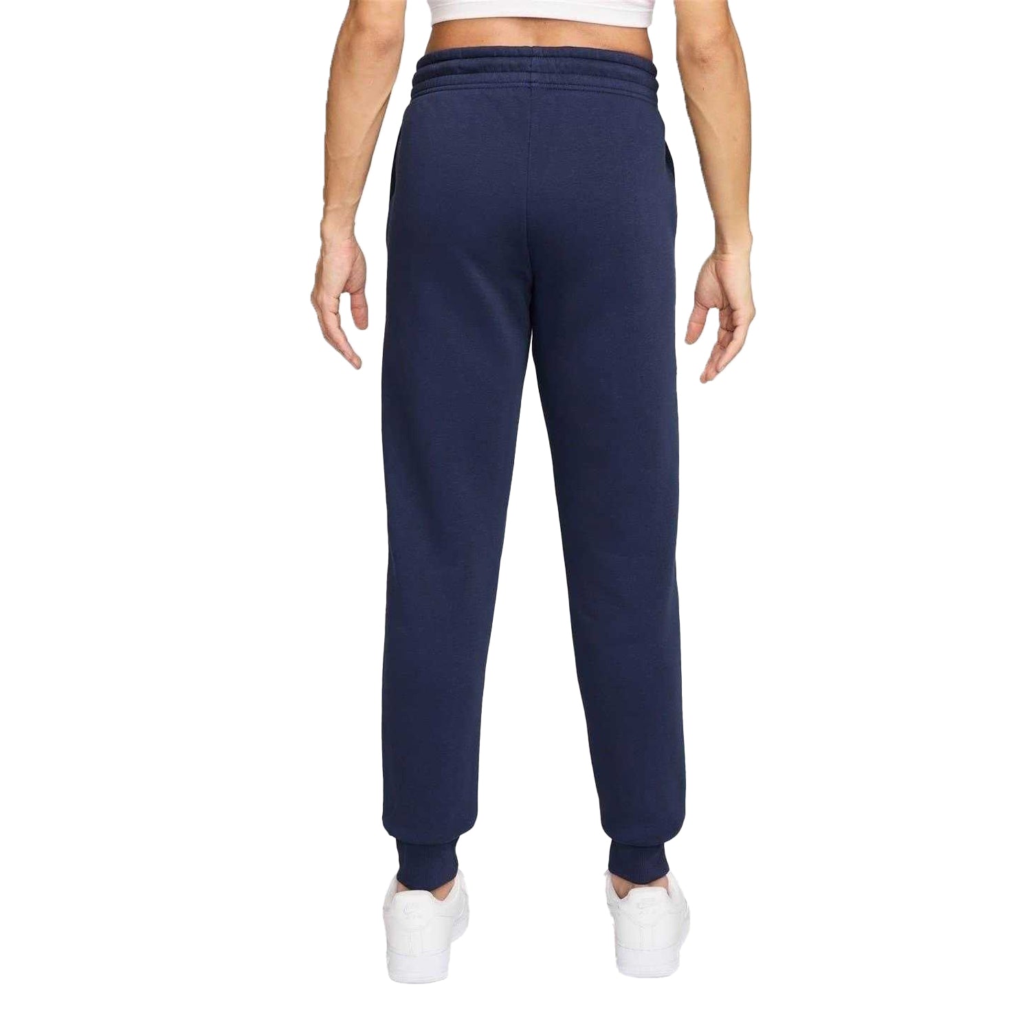 Midnight Navy - Back - Nike Womens-Ladies Phoenix Fleece Mid Rise Sweatpants