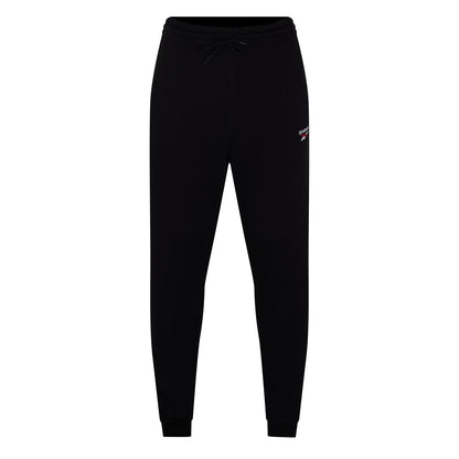 Black-White - Front - Reebok Mens Identity Fleece Joggers