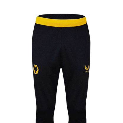 Caviar-Old Gold - Side - Castore Mens Wolverhampton Wanderers FC Tracksuit Bottoms