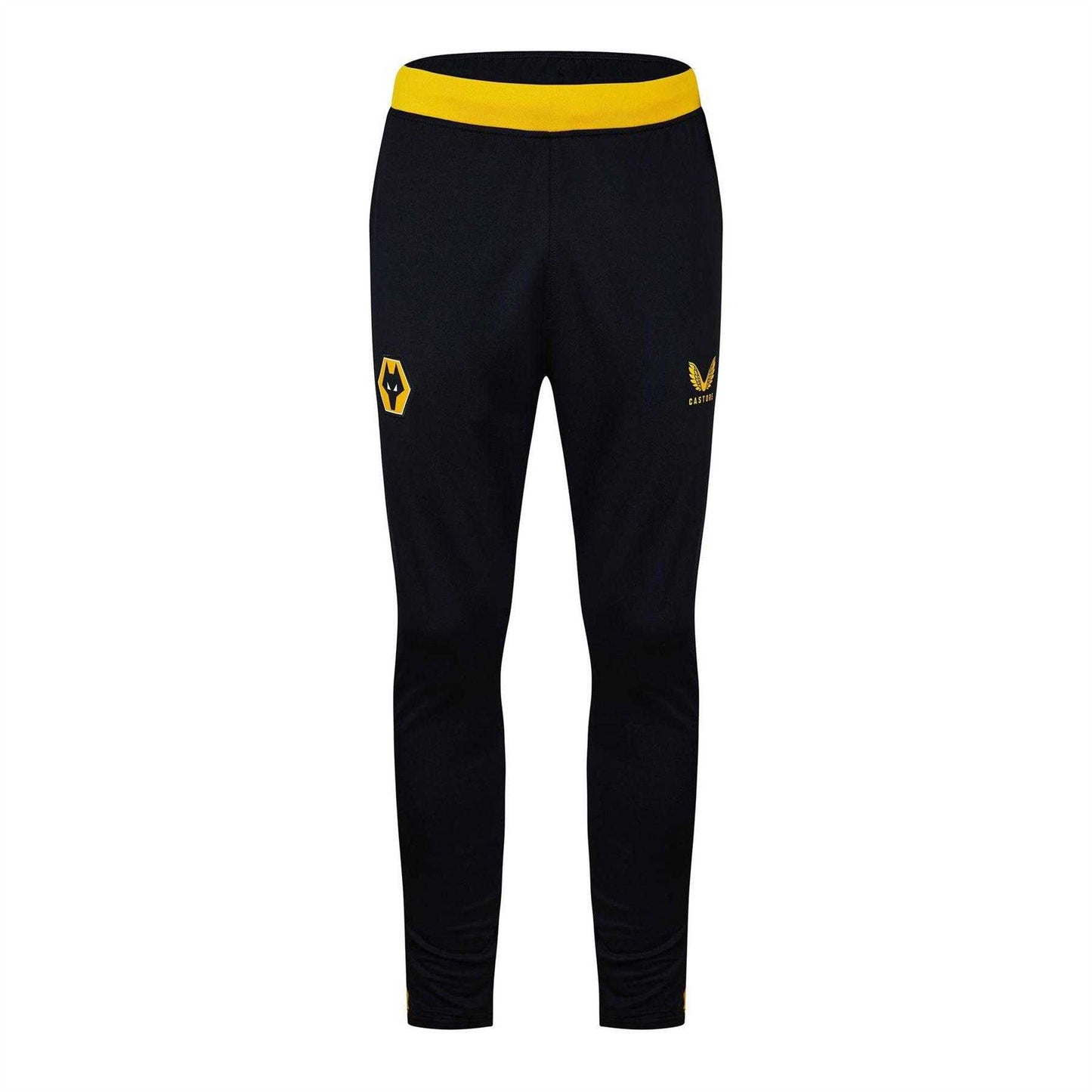 Caviar-Old Gold - Front - Castore Mens Wolverhampton Wanderers FC Tracksuit Bottoms