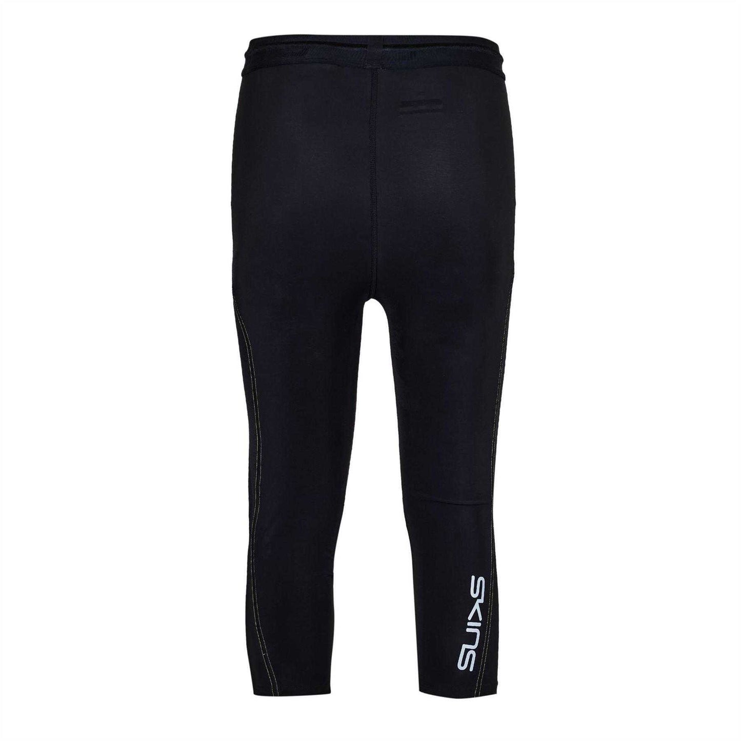 Black - Back - Skins Mens Series-3 Compression Fitted Leggings