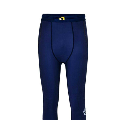 Blue - Side - Skins Mens Series-3 Compression Fitted Leggings