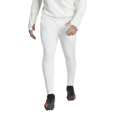 White - Side - Adidas Mens FC Barcelona Running Trousers