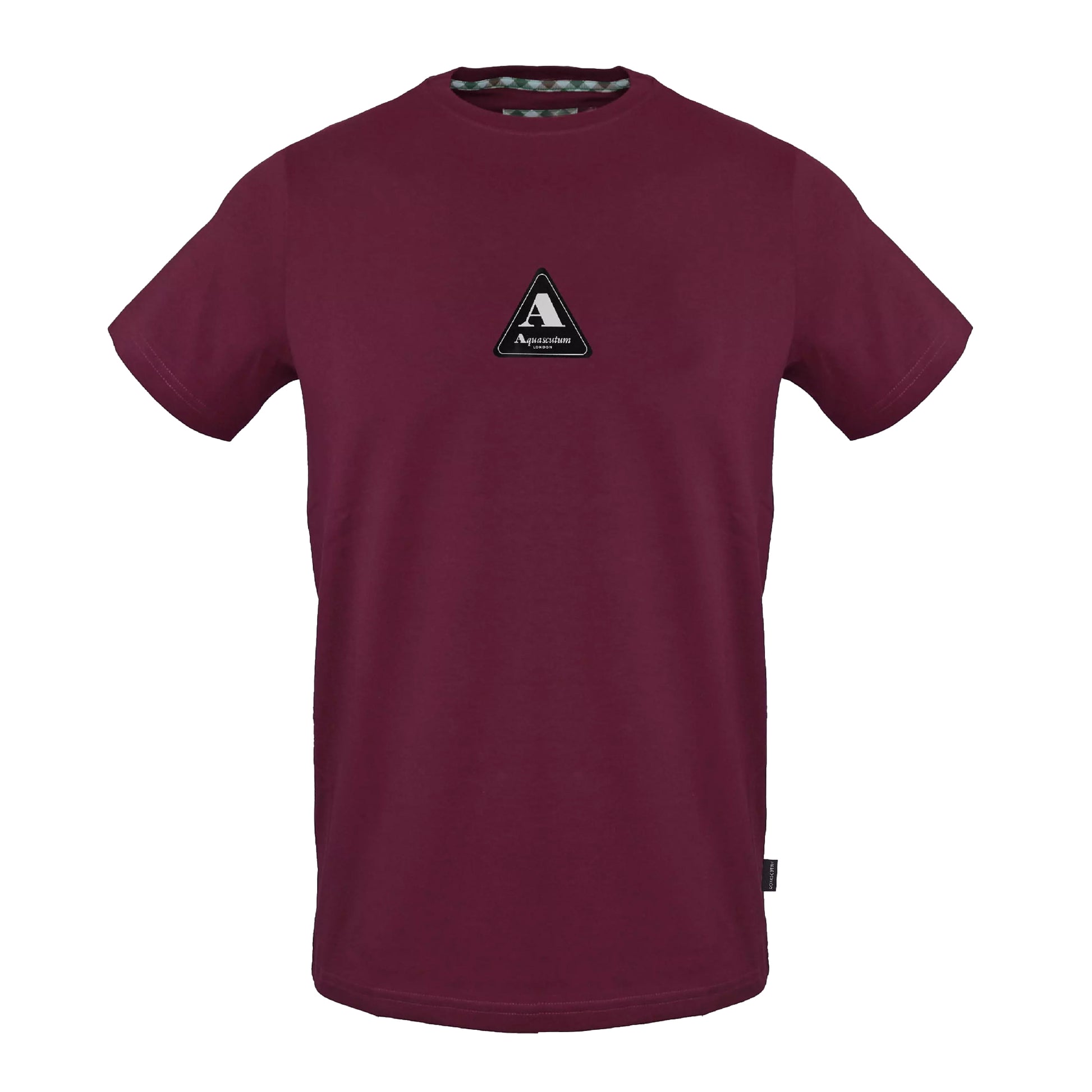 Red - Front - Aquascutum Mens Chest Logo T-Shirt