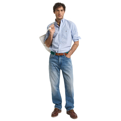 Blue - Lifestyle - Gant Mens Archive Shield Oxford Regular Shirt