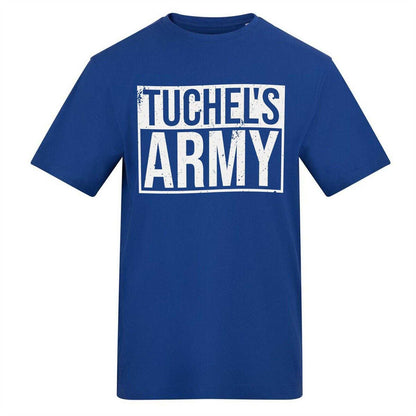 Dark Blue - Front - AWD Mens Tuchel´s Army Graphic Print T-Shirt