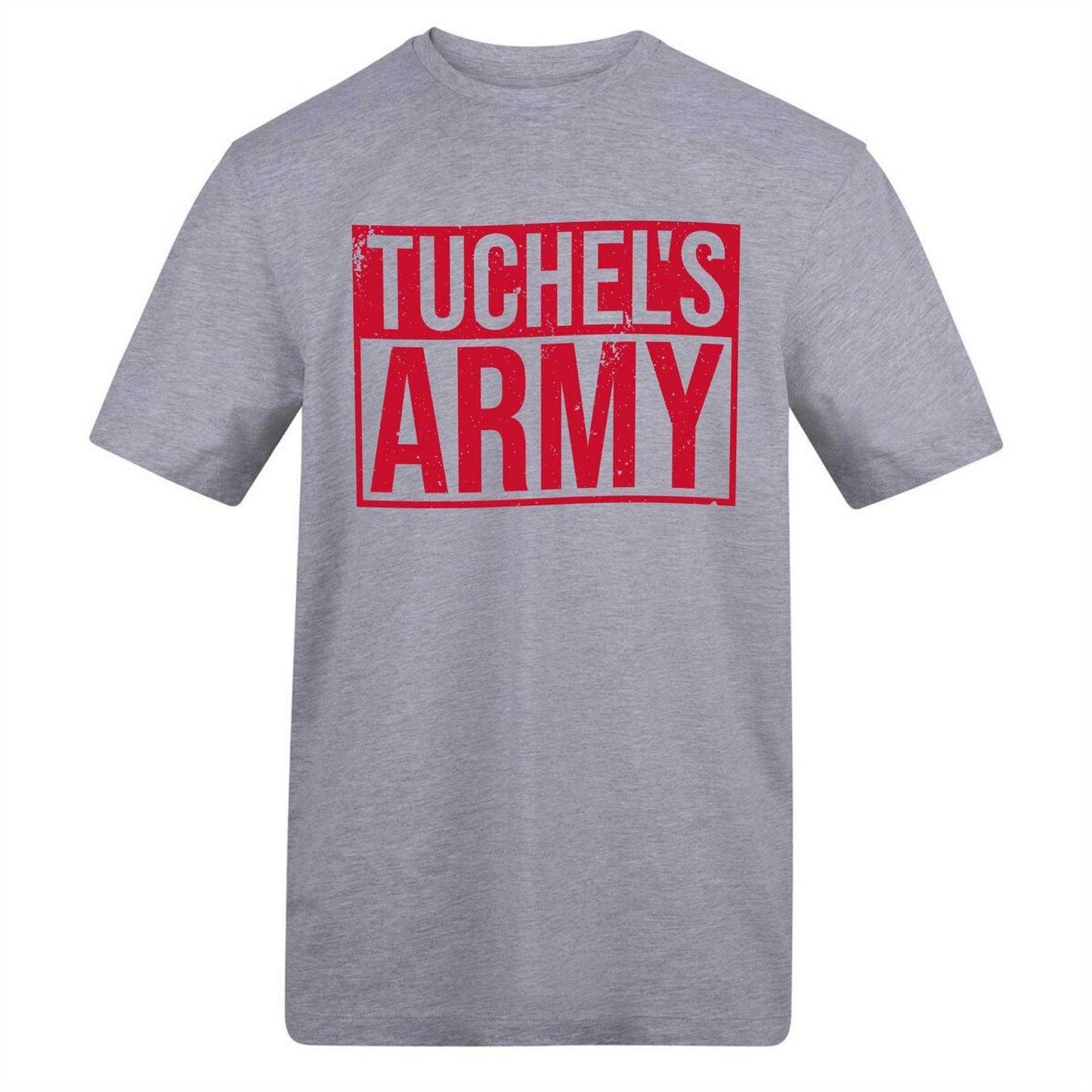Grey - Front - AWD Mens Tuchel´s Army Graphic Print T-Shirt