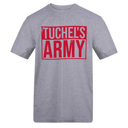 Grey - Front - AWD Mens Tuchel´s Army Graphic Print T-Shirt