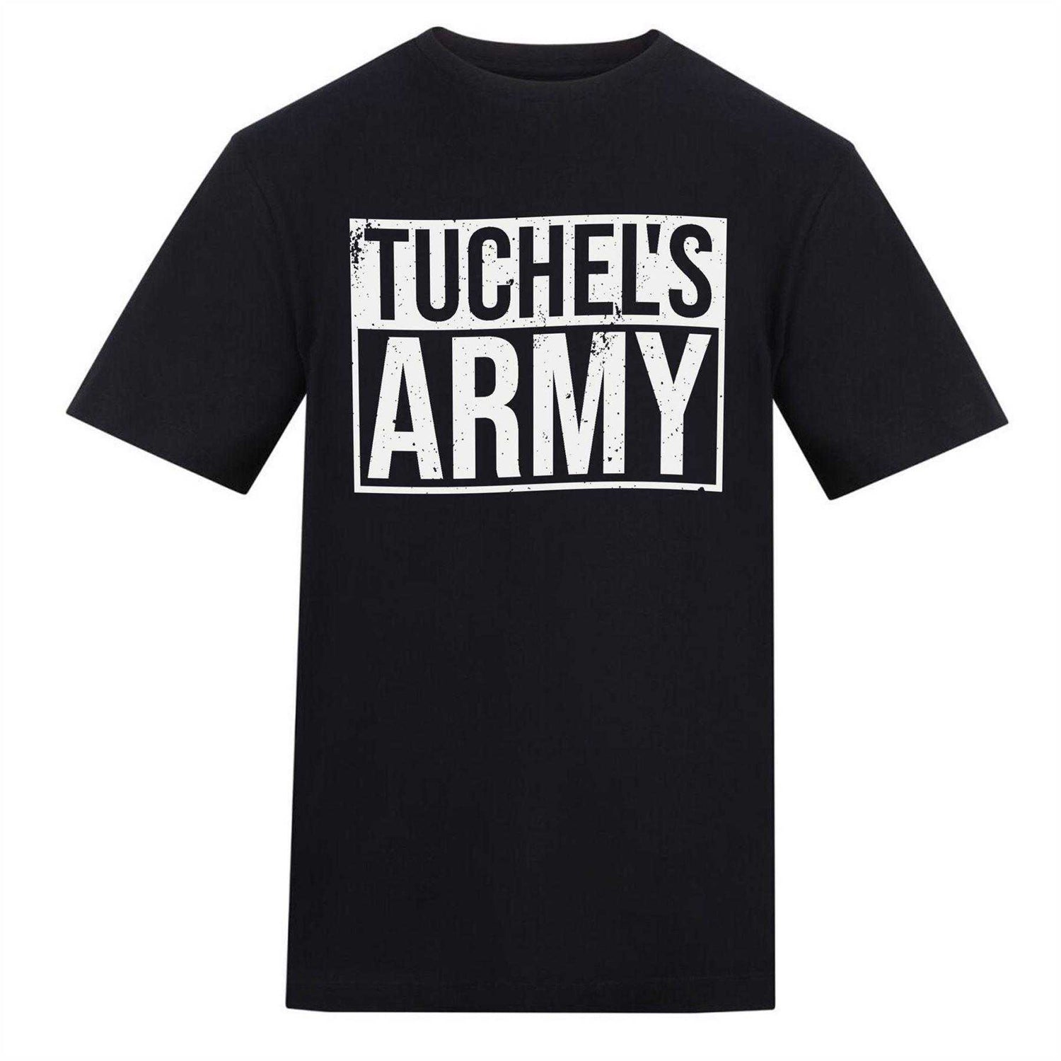 Black - Front - AWD Mens Tuchel´s Army Graphic Print T-Shirt