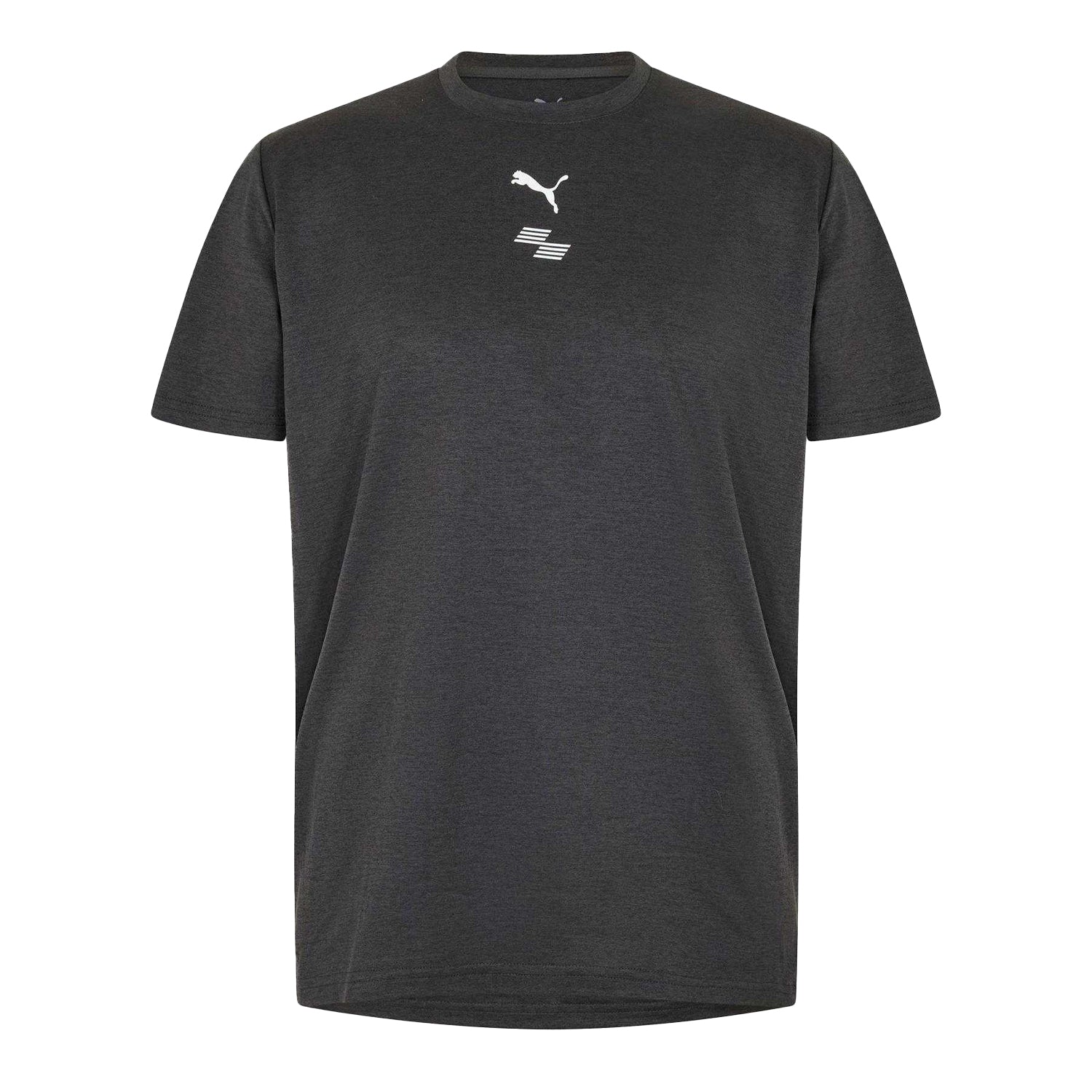 Black - Front - Puma Mens Chest Logo T-Shirt