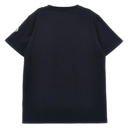 Navy - Back - Moncler Childrens-Kids Shark T-Shirt