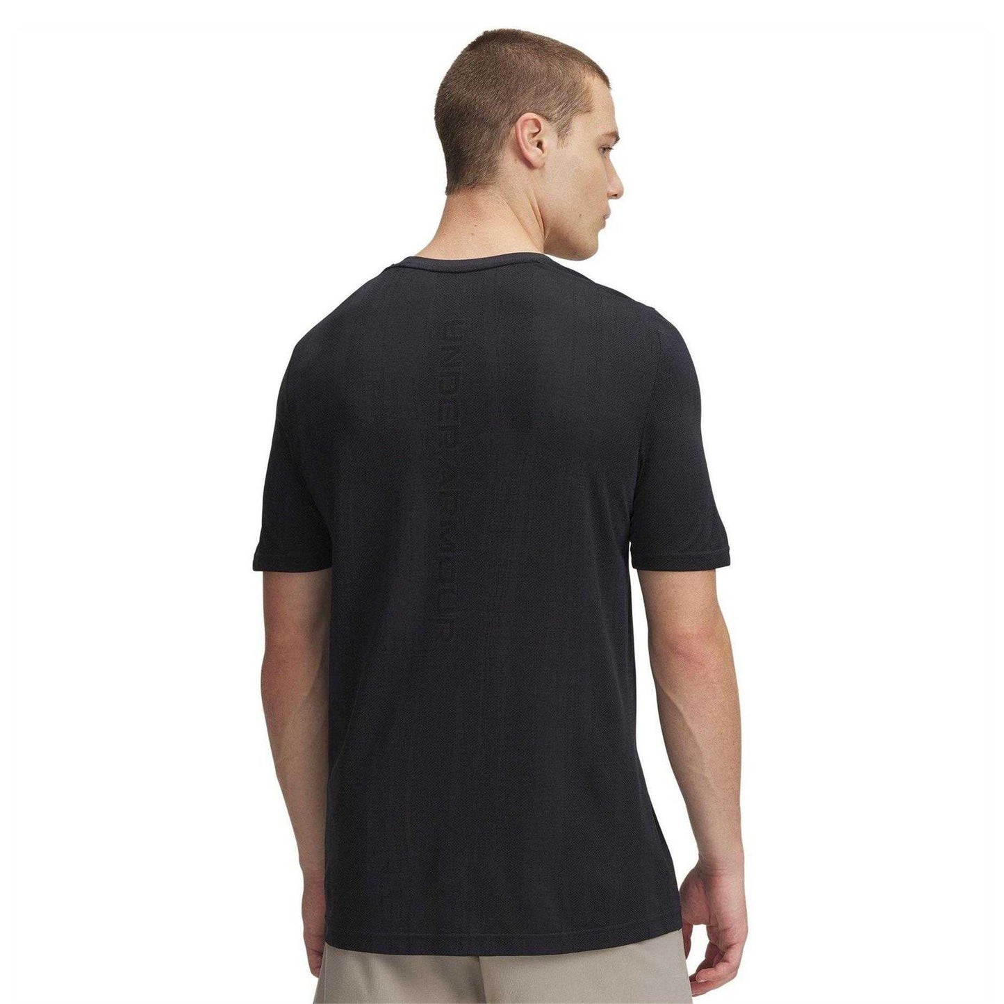Black - Back - Under Armour Mens Classic Logo T-Shirt