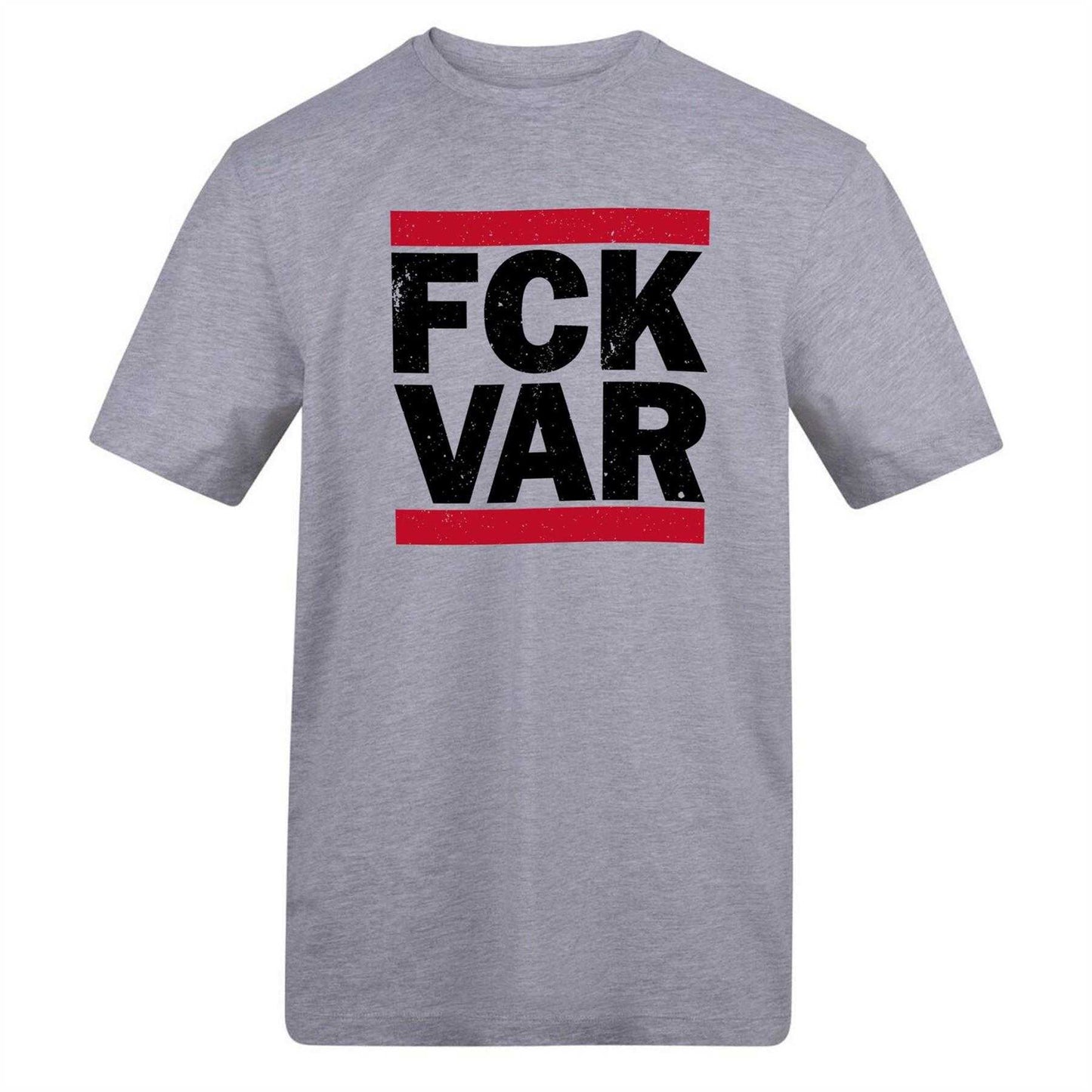 Grey - Front - AWD Mens Fck Var T-Shirt