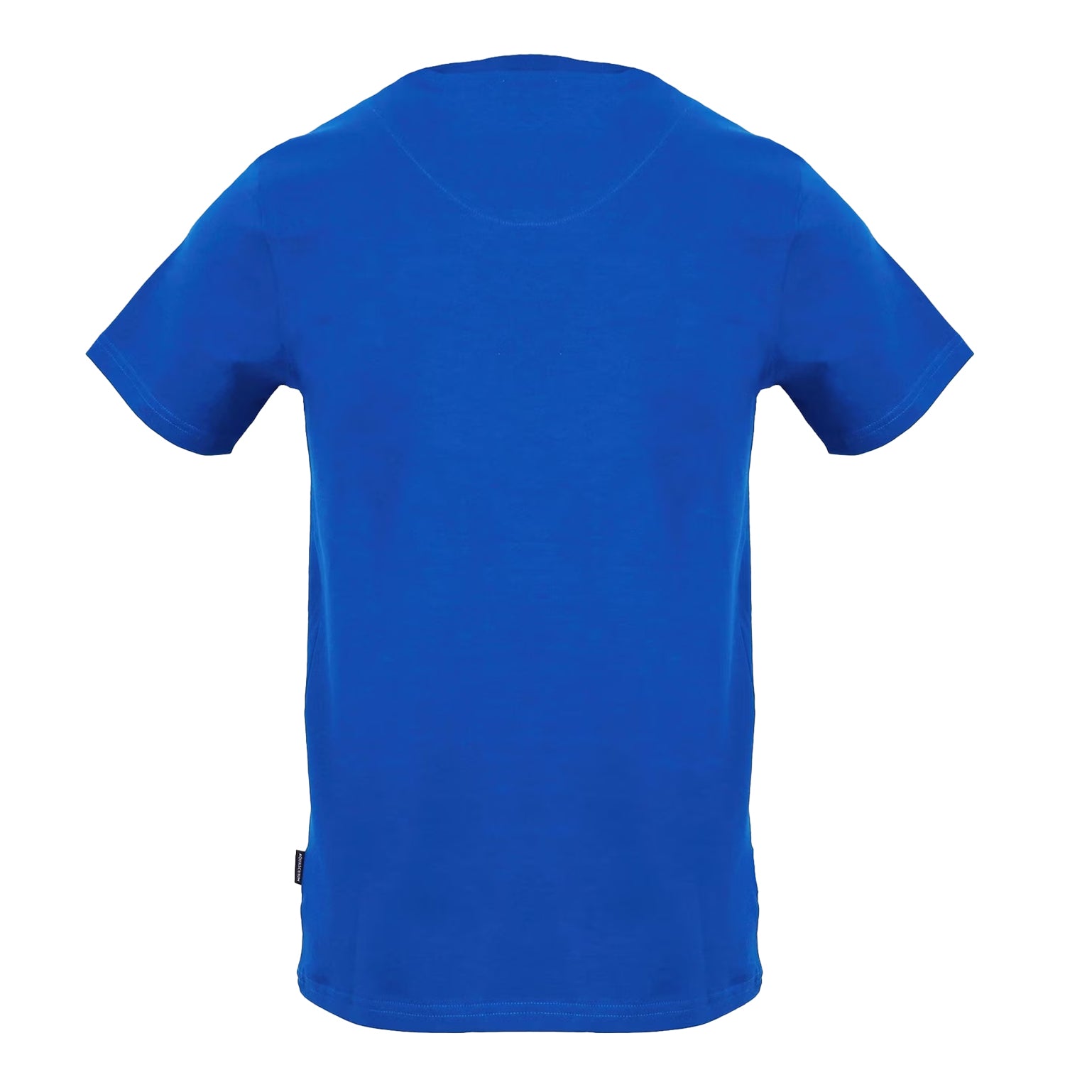 Sky - Back - Aquascutum Mens Text Logo T-Shirt