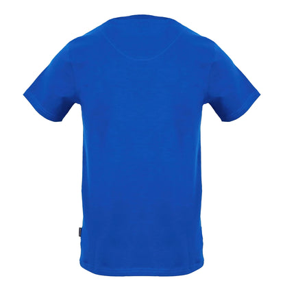Sky - Back - Aquascutum Mens Text Logo T-Shirt