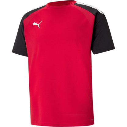 Red-Black-White - Back - Puma Mens TeamPACER Colour Block T-Shirt