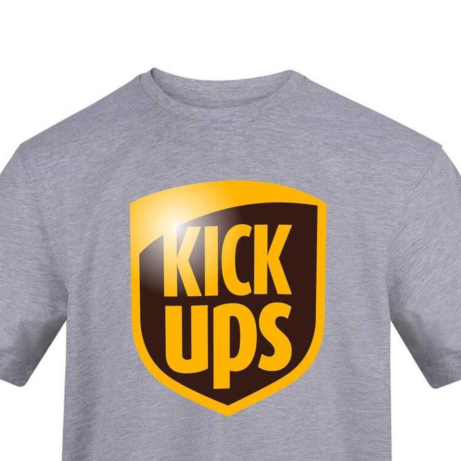 Grey - Side - AWD Mens Kick Ups T-Shirt