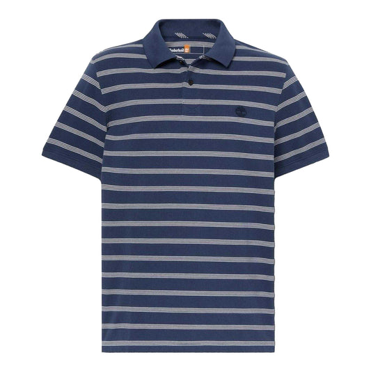 Oceana - Front - Timberland Mens Stripe Short-Sleeved Polo Shirt