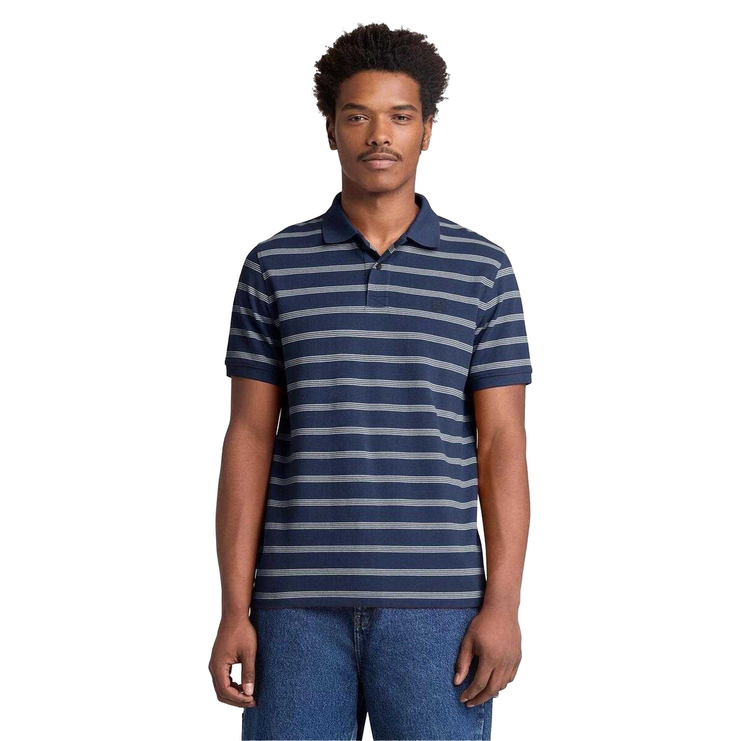 Oceana - Lifestyle - Timberland Mens Stripe Short-Sleeved Polo Shirt