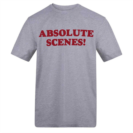 Grey - Front - AWD Mens ABSOLUTE SCENES! T-Shirt