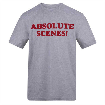 Grey - Front - AWD Mens ABSOLUTE SCENES! T-Shirt
