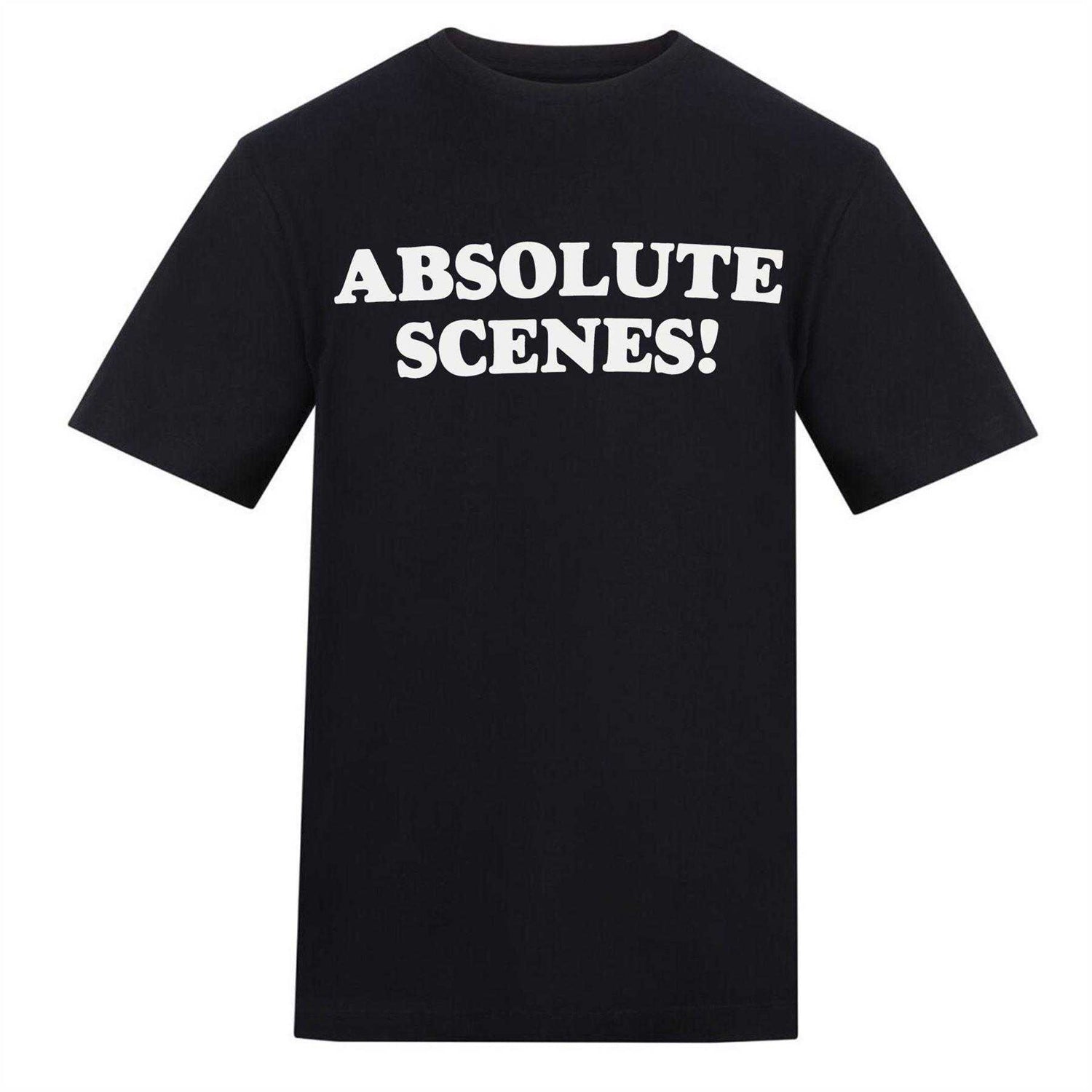 Black - Front - AWD Mens ABSOLUTE SCENES! T-Shirt