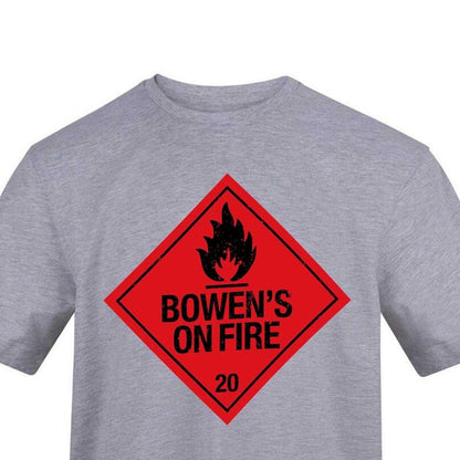 Grey - Side - AWD Mens Bowen´s On Fire T-Shirt