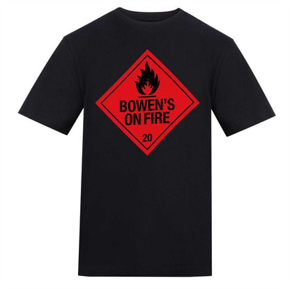 Black - Front - AWD Mens Bowen´s On Fire T-Shirt