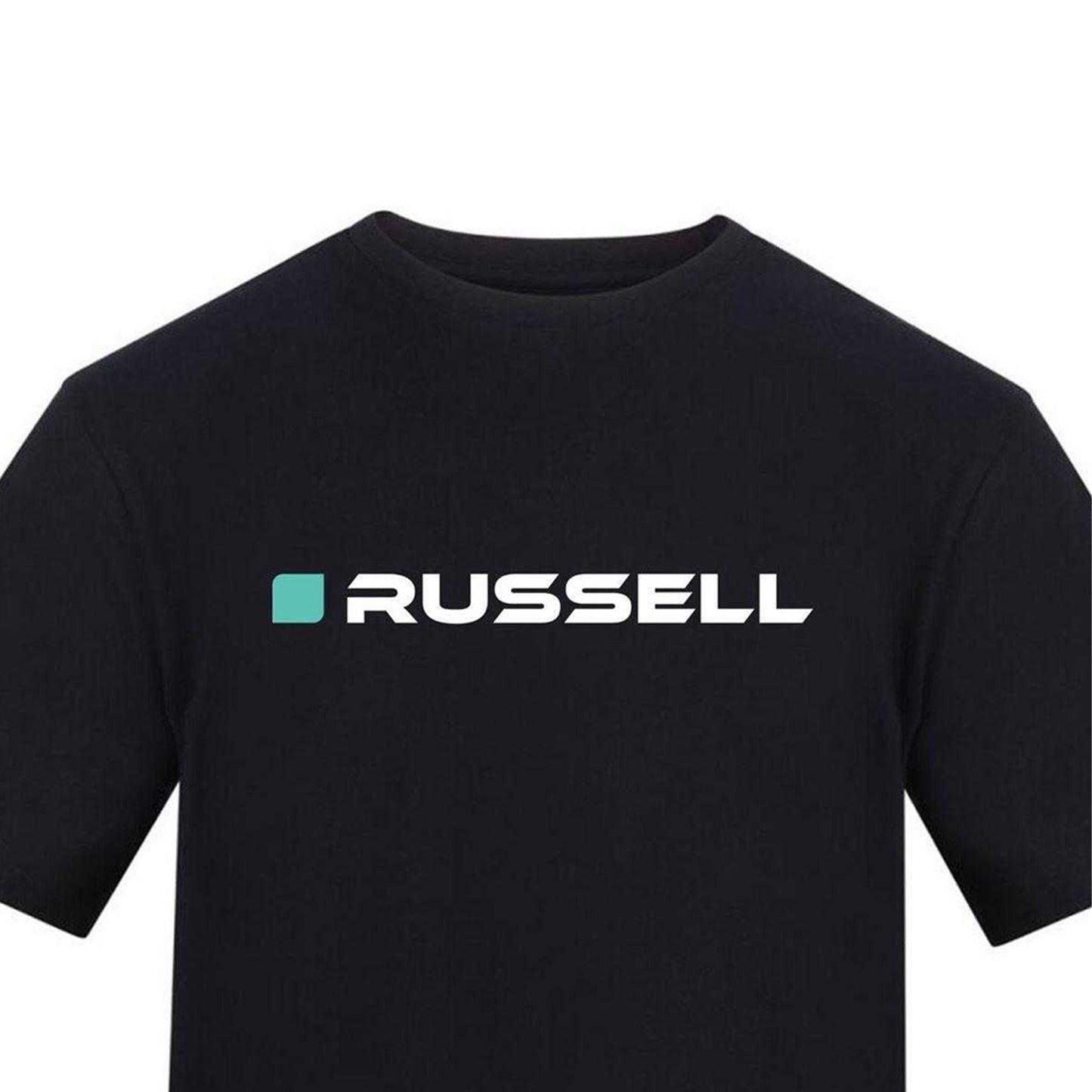 Grey - Front - AWD Unisex Adult Russell Mercedes F1 T-Shirt