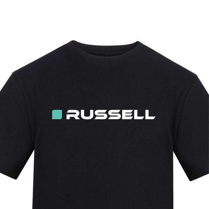 Grey - Front - AWD Unisex Adult Russell Mercedes F1 T-Shirt