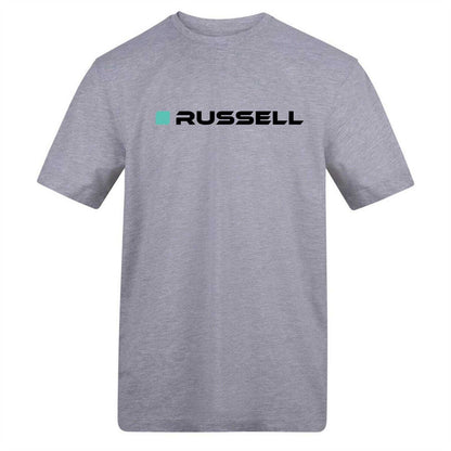 Grey - Back - AWD Unisex Adult Russell Mercedes F1 T-Shirt