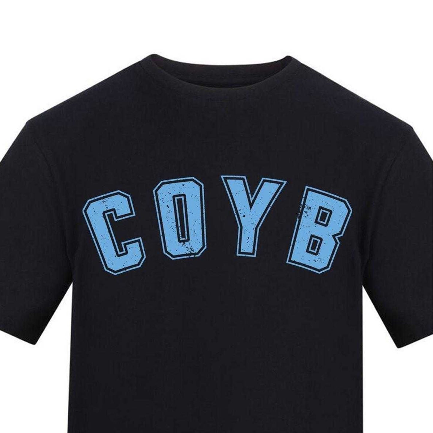 Black - Side - AWD Mens Come On You Blues T-Shirt